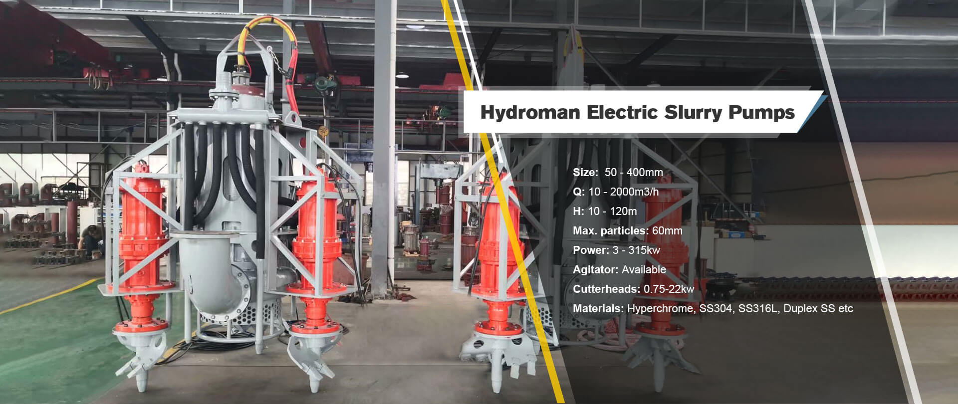 Hydroman Submersible Slurry Pumps