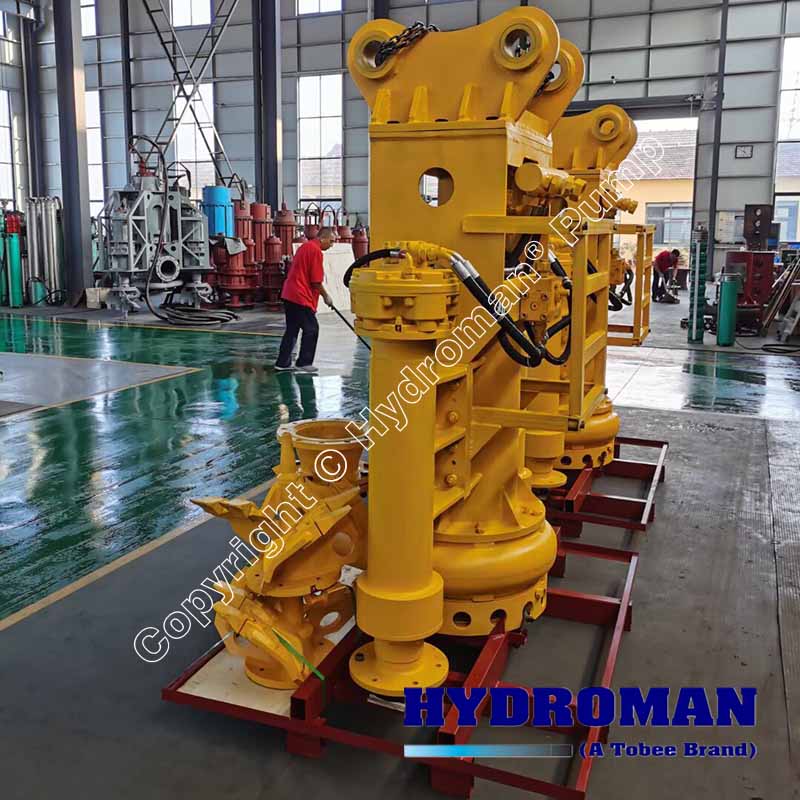 Excavator Mounted Dredge Pump Attachment