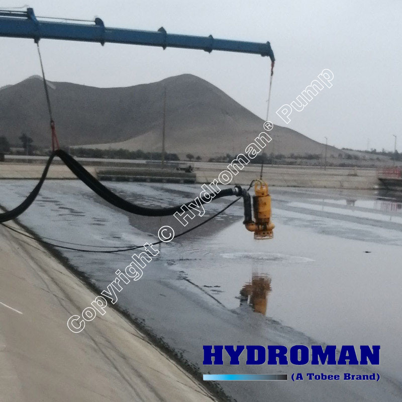 submersible sludge dewatering pump