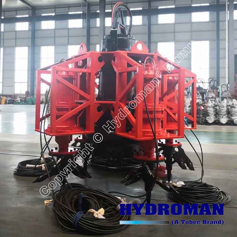 Submersible Slurry Pump with Ciutter Heads