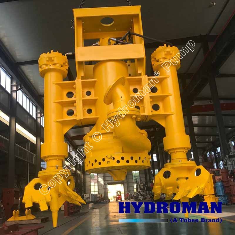 Submersible Hydraulic Dredge Pump with Head Cutters