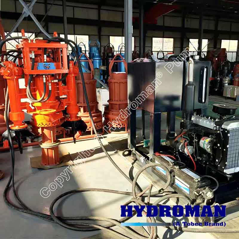 Diesel Power Pack Driven Hydraulic Offloading Dredge Pump