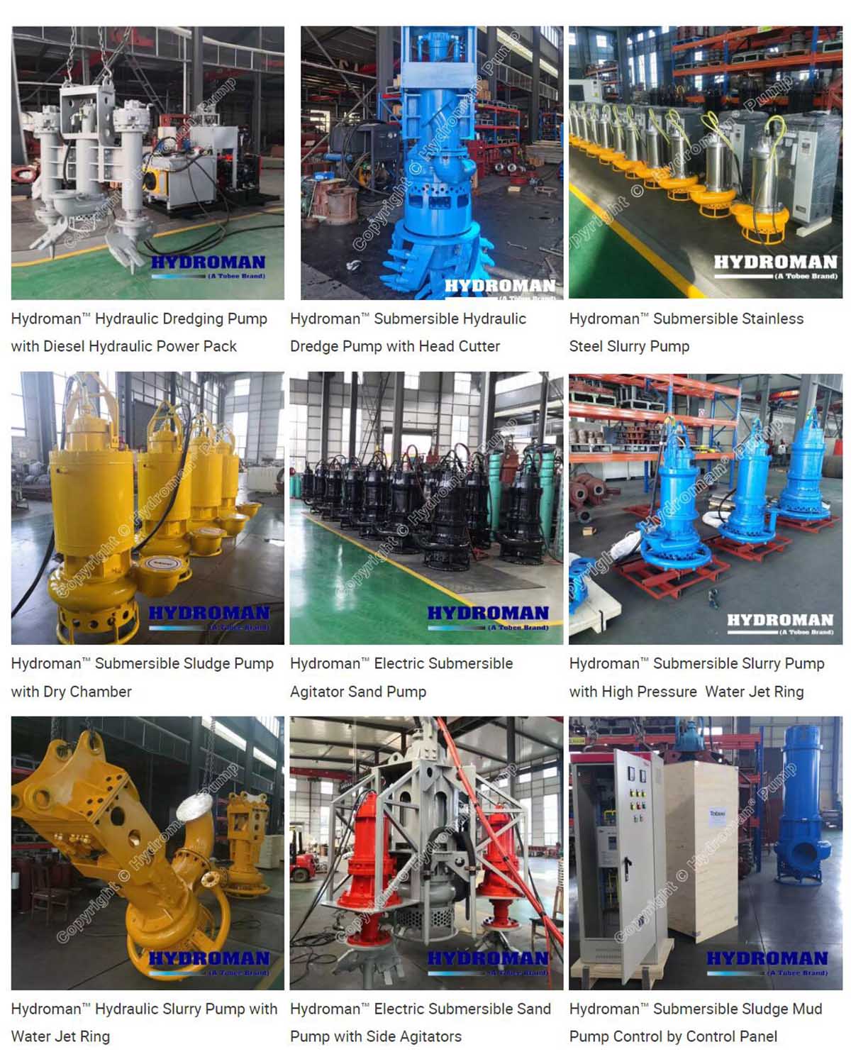 Hydraulic Driven Submersible Agitator Slurry Pump for Sludge