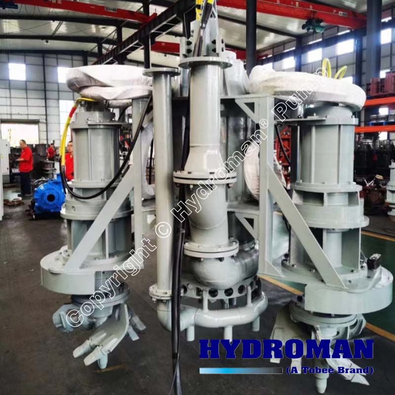 Submersible Sand Pump with Water Jet Ring with Side Cutters