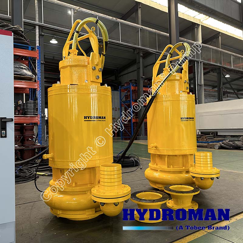 Submersible Suction Pipe Dredging Siltation Pump under Jetty