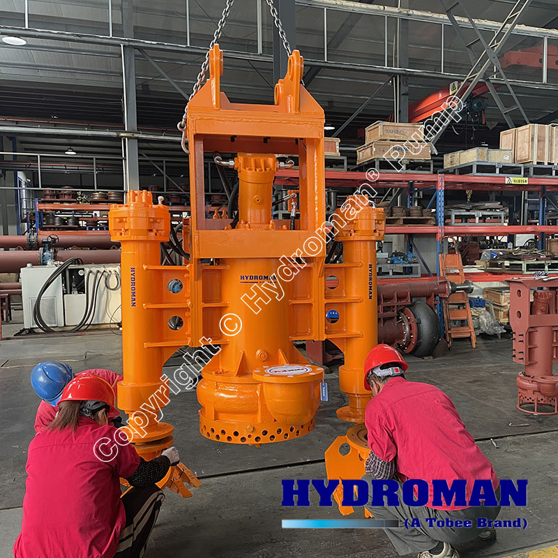 Hydraulic Submersible Dredging Pump with Head Cutters 