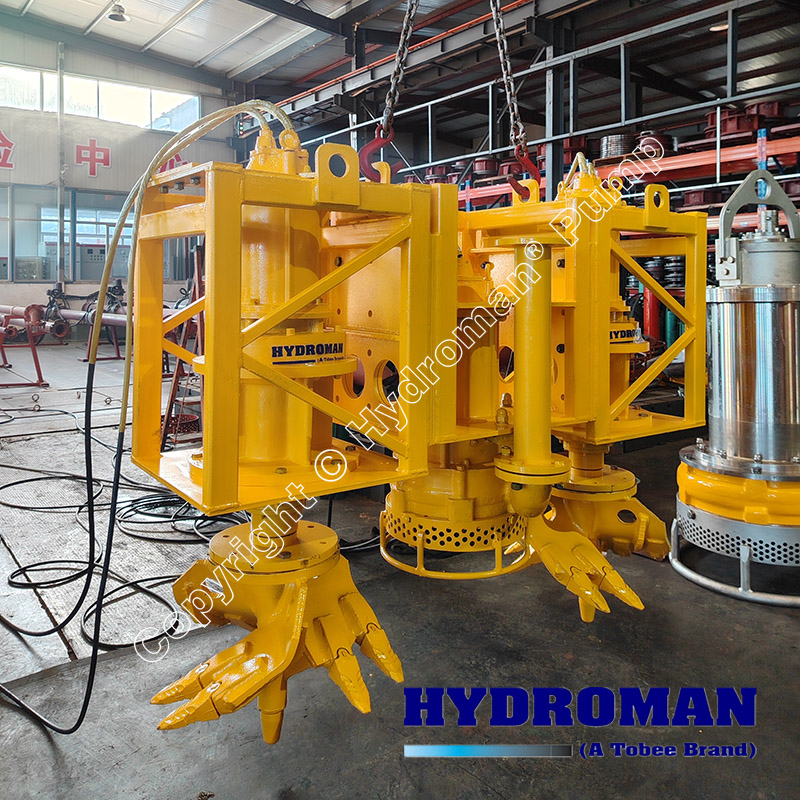 submersible slurry pump with agitator 