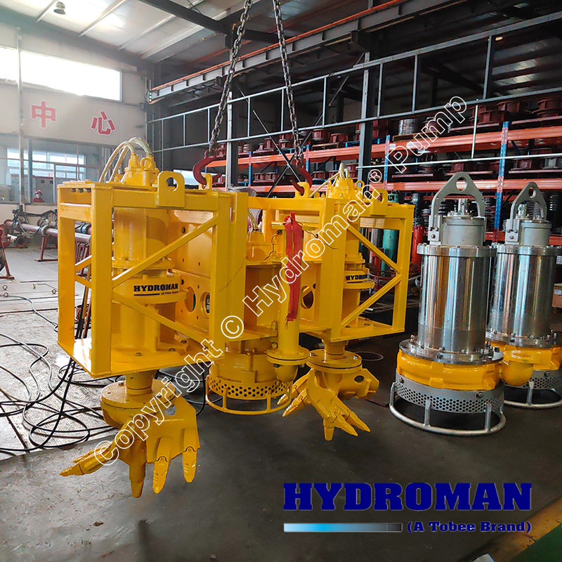 submersible suction sand pump with agitator