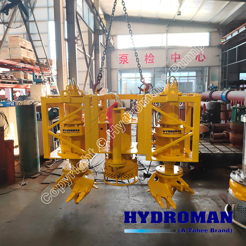 Submersible mining silica sand pump