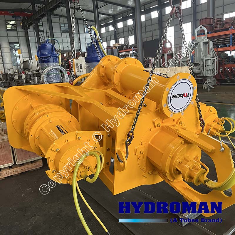 8-inch submersible slurry pump with side cutters