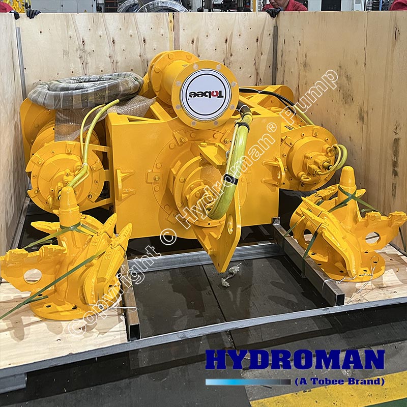 Submersible agitator slurry pump