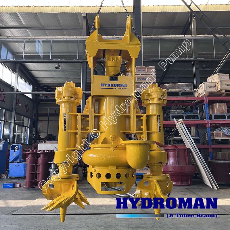 Hitachi zx 240 Excavator Mounted Hydraulic Slurry Pump to Dredging Slimes