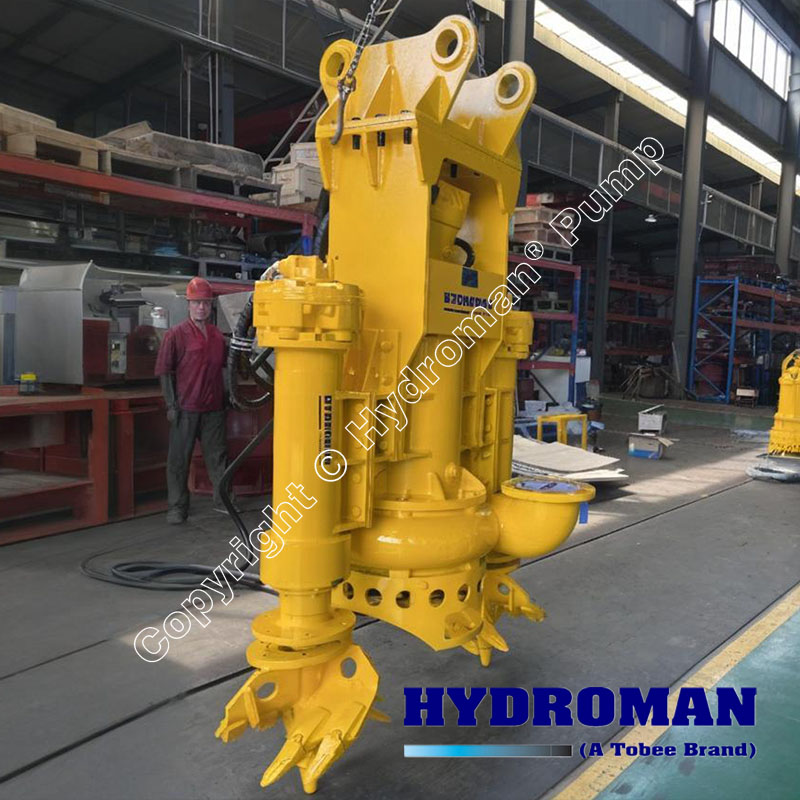 Hydraulic Submersible Slurry Pump with Agitator (150 m³/h class)