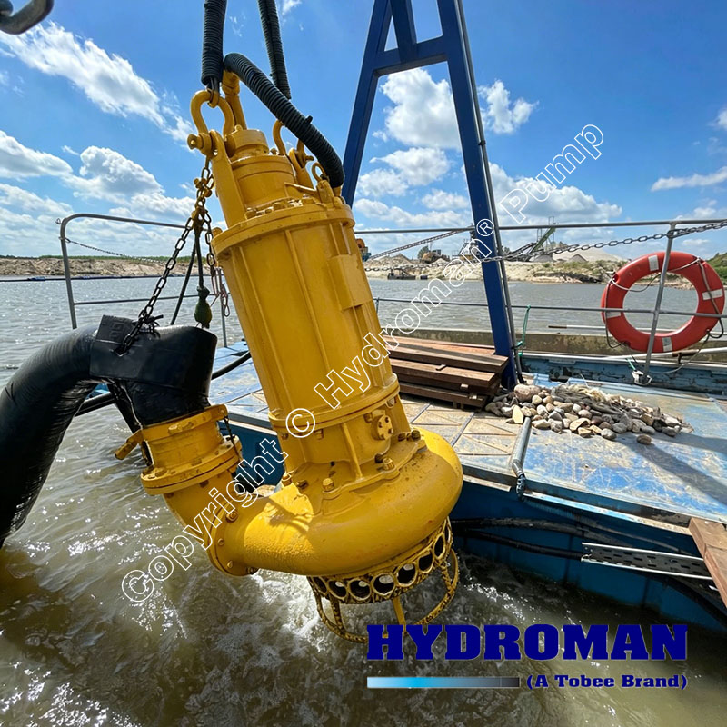 High Chrome Submersible Slurry Pump with Agitator