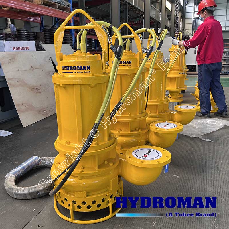 6-inch submersible slurry agitaior pump