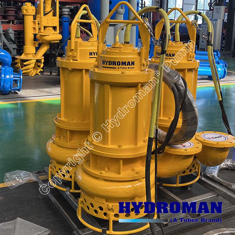 6-inch submersible slurry pump with agitator