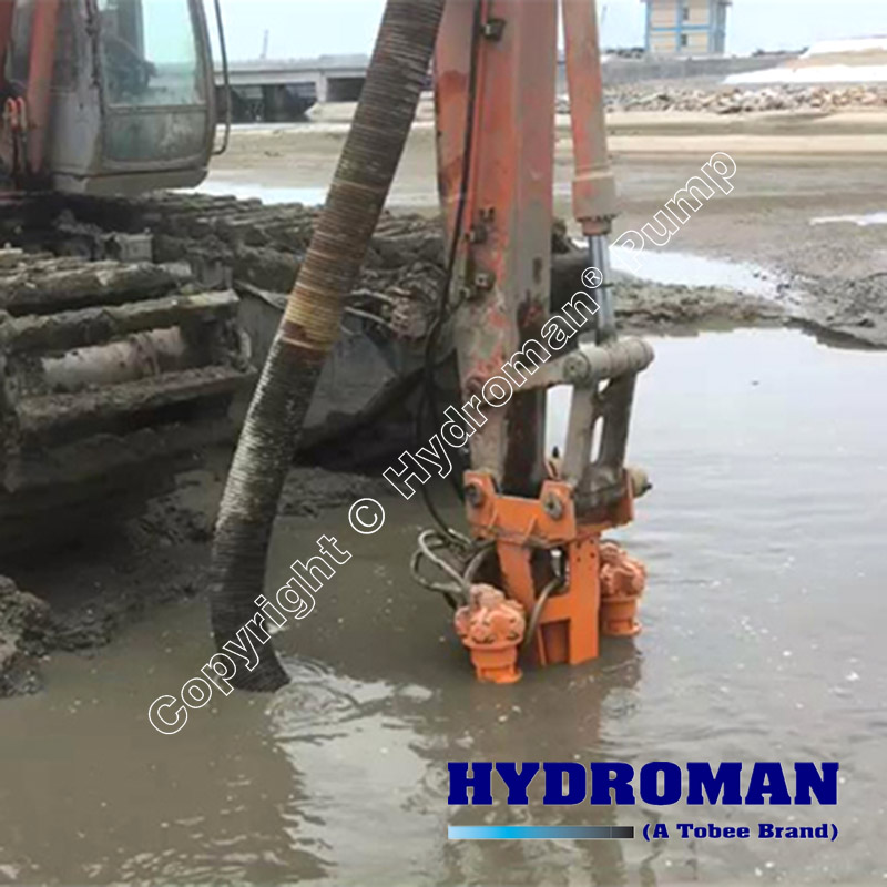 Hydraulic Submersible Slurry Pump Application