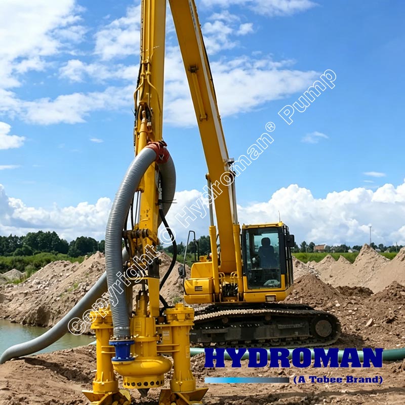 Hydraulic Excavator Submersible Pump for Sand Dredging