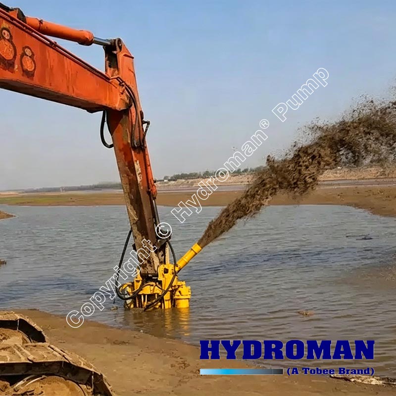 Hydraulic Submersible Slurry Pump Application