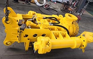 Hydroman Excavator Mounted Dredge Pump Attachment