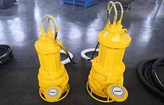 TJQ25-12-3 and TJQ30-30-7.5 submersible slurry pumps are ready for shipping