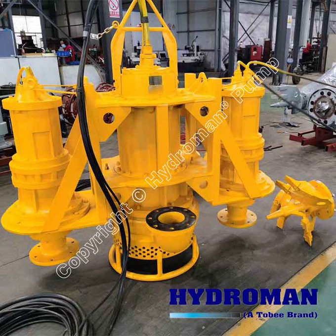 Electric Submersible Dredging Pump with Side Agitators