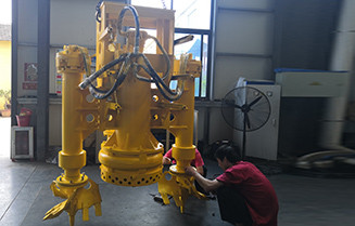 Submersible Dredging Sand Pump with Side Agitators