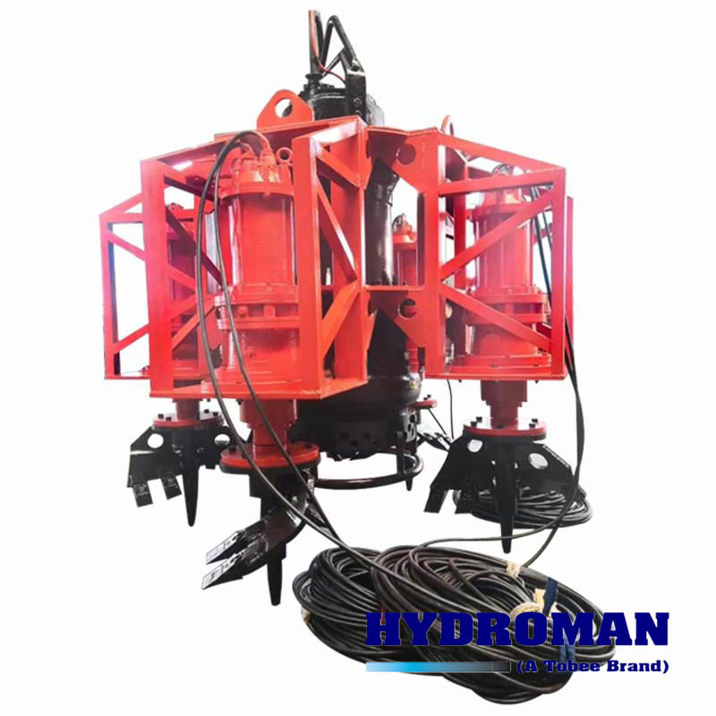 Electric Submersible Dredged Sand Pump with Cutter Heads