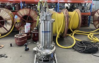 SS Submersible slurry pump for highly acidic environments