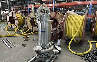 Submersible Sludge Pump for Spent Acid Slurry in Super Duplex Stainless Steel