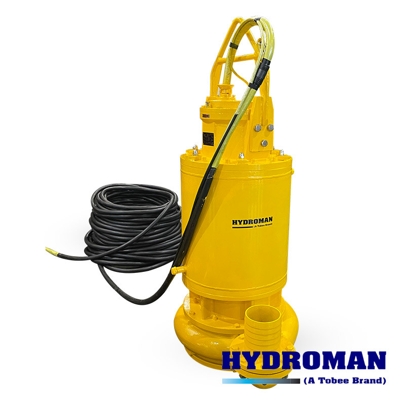 Cable deployed submersible dredging suction pumps without excavator