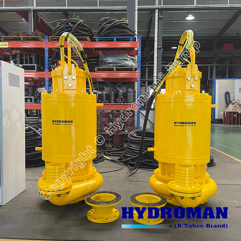 Submersible dredging suction pumps