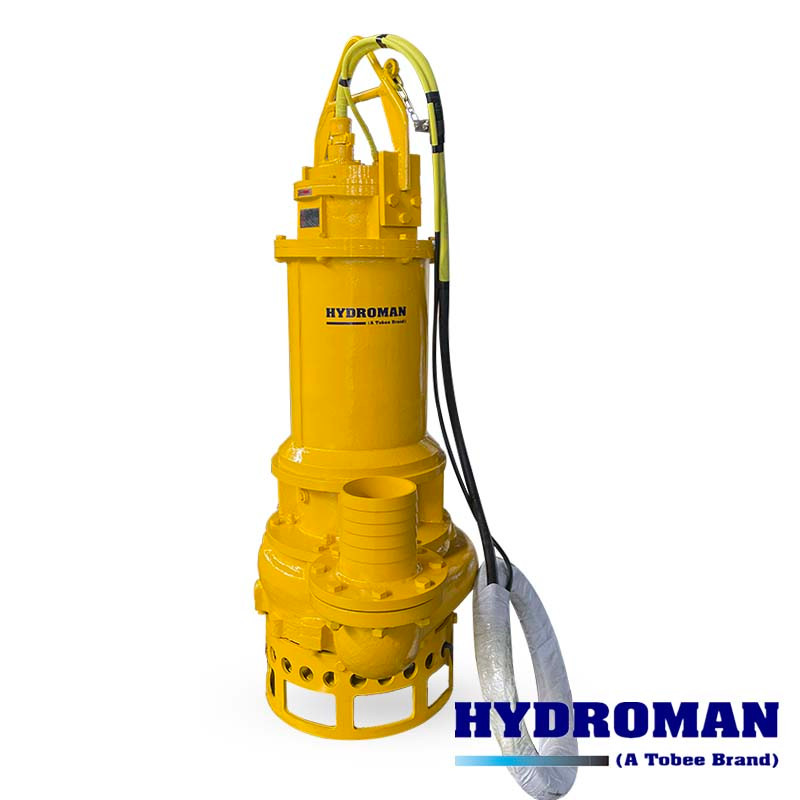 Electric Submersible Slurry Pump with Inbuilt Agitator for Settling Removal in Trench