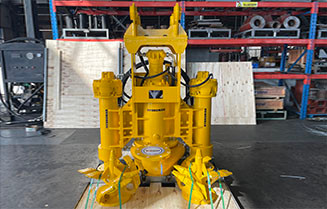 Submersible Hydraulic Slurry Pump with Cutters for Mix Thick Crusts in Anaerobic Digesters