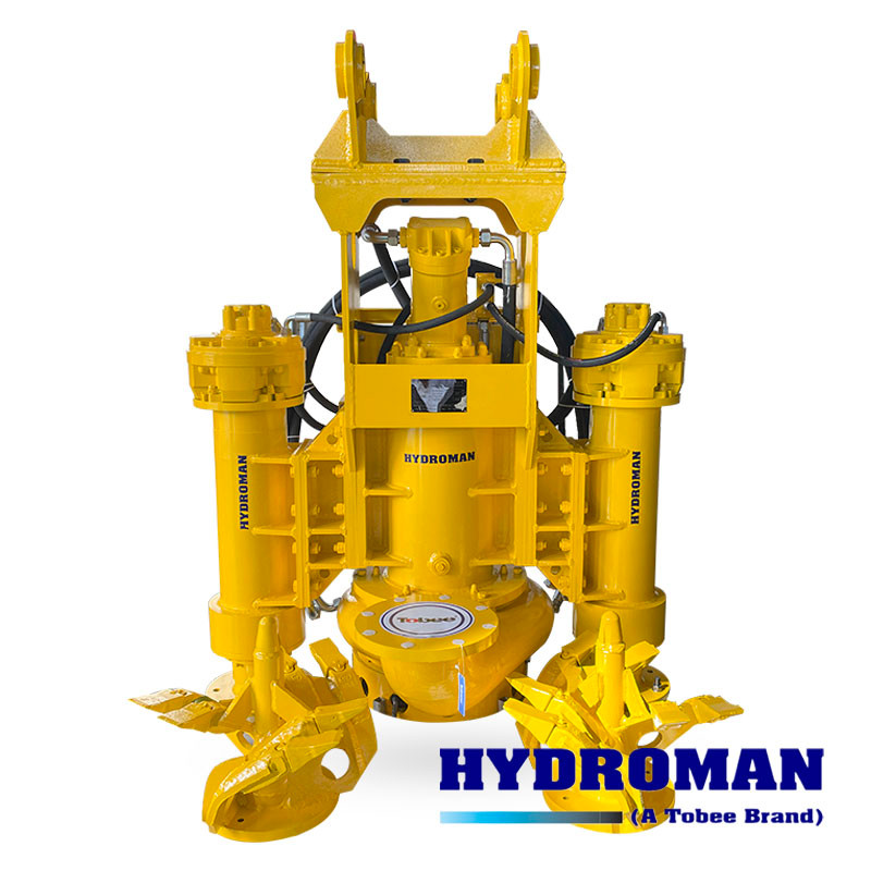 Submersible Dredging Agricultural Slurries Pump Mounted on Excavator