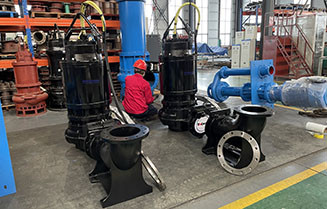 Cooling Jacket Submersible Sewage Pumps with Automatic Coupling