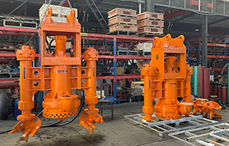 Excavator Mounted Dredge Sand Pump Attachment